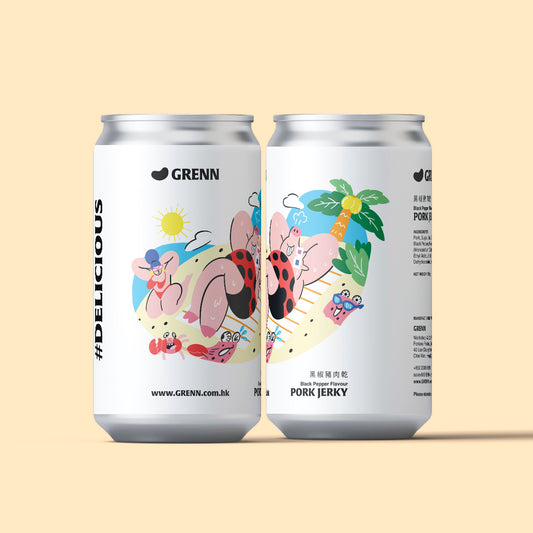 Pork Jerky (Black Pepper Flavour) | 黑椒豬肉乾